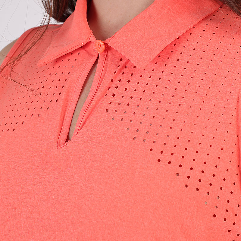 женская розовая безрукавка Nike Flex Ace Women&#039;s Sleeveless Golf Polo CU9401-854 - цена, описание, фото 2